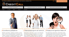 Desktop Screenshot of creditcall.sk
